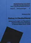 Balzac in Deutschland cover