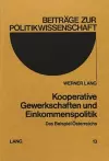 Kooperative Gewerkschaften Und Einkommenspolitik cover