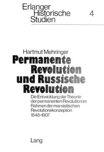 Permanente Revolution Und Russische Revolution cover