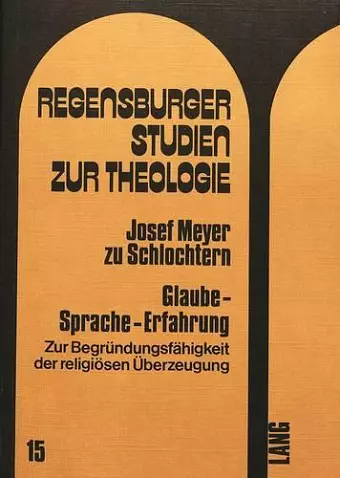 Glaube - Sprache - Erfahrung cover