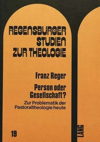 Person Oder Gesellschaft? cover