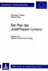 Der Plan Des Josef Popper-Lynkeus cover