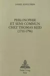 Philosophie Et Sens Commun Chez Thomas Reid (1710-1796) cover