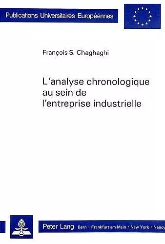 L'Analyse Chronologique Au Sein de l'Entreprise Industrielle cover