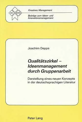 Qualitaetszirkel - Ideenmanagement Durch Gruppenarbeit cover