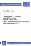 Dynamisation d'Un Modèle Macroéconomique À Prix Et Salaire Fixes cover