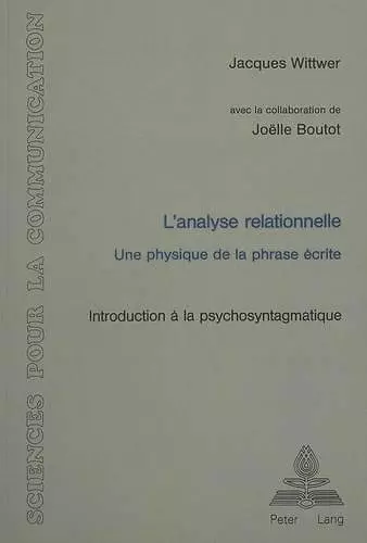 L'Analyse Relationnelle cover