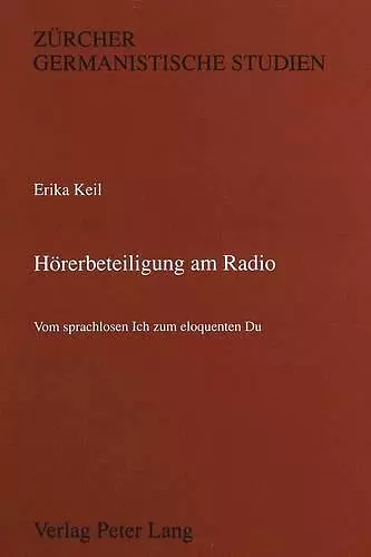 Hoererbeteiligung Am Radio cover