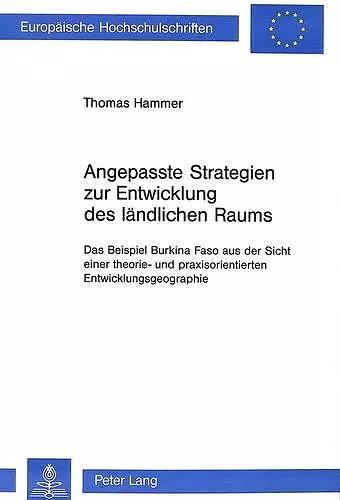 Angepasste Strategien Zur Entwicklung Des Laendlichen Raums cover