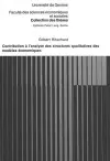 Contribution À l'Analyse Des Structures Qualitatives Des Modèles Économiques cover