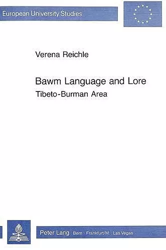 Bawm Language and Lore cover