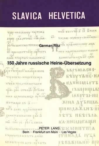 150 Jahre Russische Heine-Uebersetzung cover