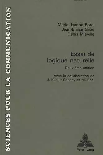 Essai de Logique Naturelle cover