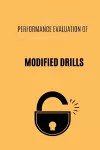 Performance Evaluation of Modified Drills cover