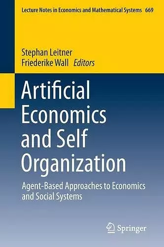 Artificial Economics and Self Organization cover