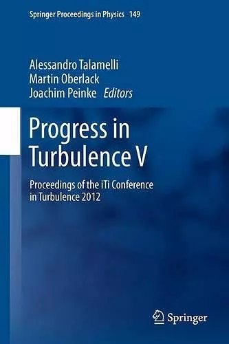 Progress in Turbulence V cover