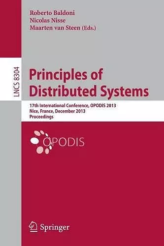 Principles of Distributed Systems cover