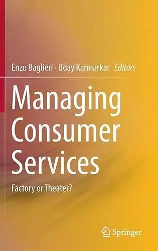 Managing Consumer Services cover