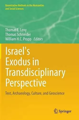 Israel's Exodus in Transdisciplinary Perspective cover