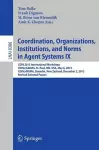 Coordination, Organizations, Institutions, and Norms in Agent Systems IX cover