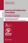 Learning and Collaboration Technologies: Technology-Rich Environments for Learning and Collaboration. cover