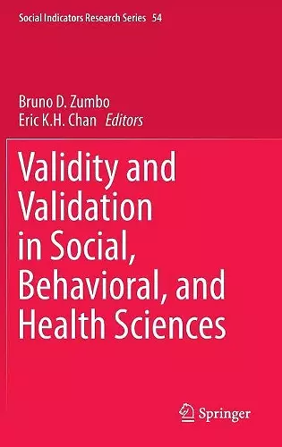 Validity and Validation in Social, Behavioral, and Health Sciences cover