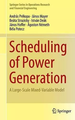 Scheduling of Power Generation cover