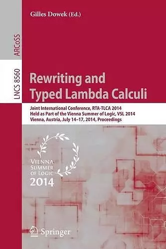 Rewriting and Typed Lambda Calculi cover