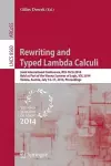 Rewriting and Typed Lambda Calculi cover