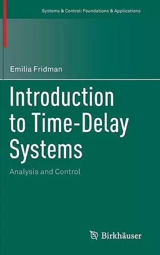 Introduction to Time-Delay Systems cover