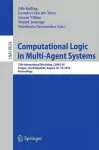 Computational Logic in Multi-Agent Systems cover