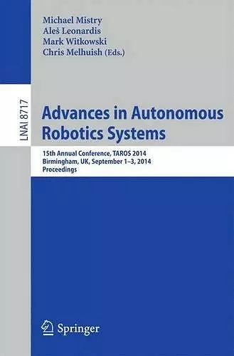 Advances in Autonomous Robotics Systems cover