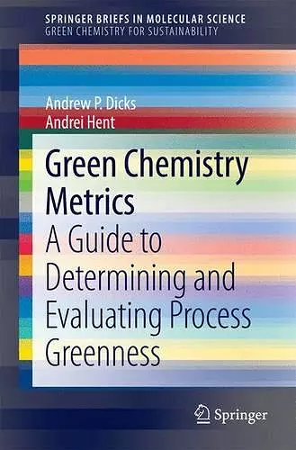 Green Chemistry Metrics cover