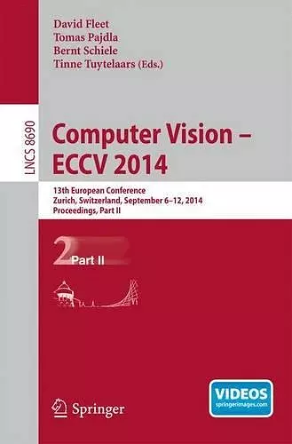 Computer Vision -- ECCV 2014 cover