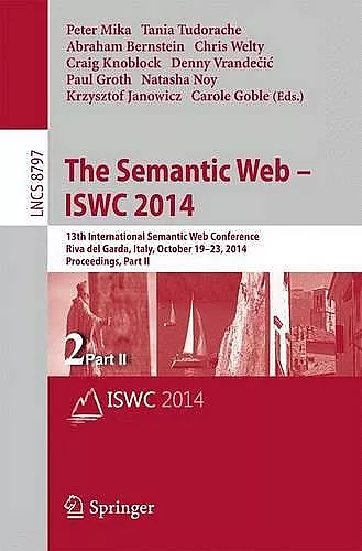 The Semantic Web – ISWC 2014 cover