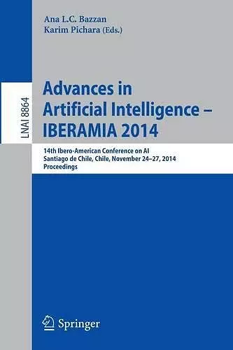 Advances in Artificial Intelligence -- IBERAMIA 2014 cover