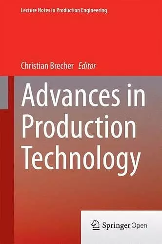 Advances in Production Technology cover