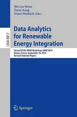 Data Analytics for Renewable Energy Integration cover