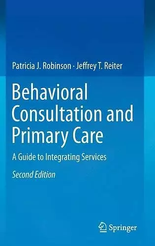 Behavioral Consultation and Primary Care cover