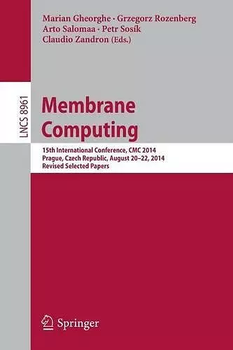 Membrane Computing cover