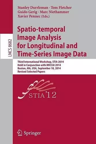 Spatio-temporal Image Analysis for Longitudinal and Time-Series Image Data cover