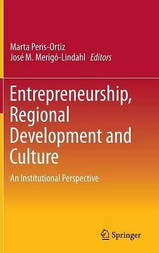 Entrepreneurship, Regional Development and Culture cover