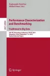 Performance Characterization and Benchmarking. Traditional to Big Data cover