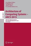 Architecture of Computing Systems – ARCS 2015 cover