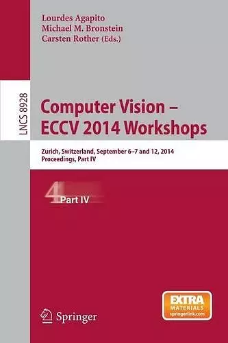 Computer Vision - ECCV 2014 Workshops cover