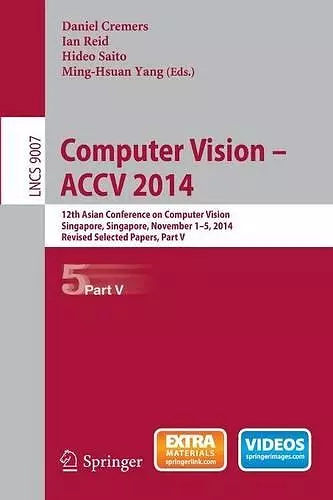 Computer Vision -- ACCV 2014 cover