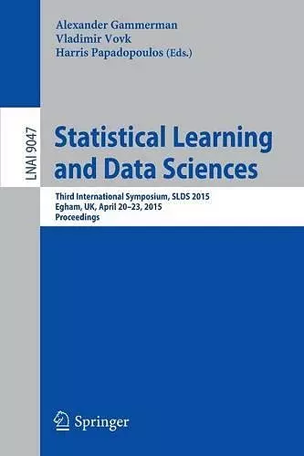 Statistical Learning and Data Sciences cover