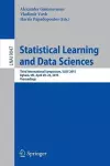 Statistical Learning and Data Sciences cover