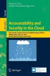 Accountability and Security in the Cloud cover