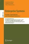 Enterprise Systems. Strategic, Organizational, and Technological Dimensions cover